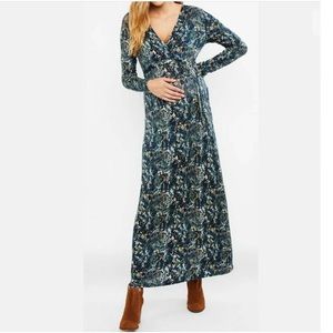 Jessica Simpson Maternity Printed Maxi Dress